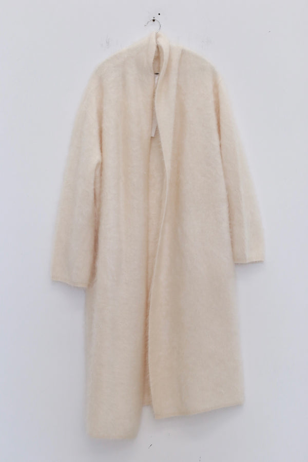 SWAYING 24 Autumn and Winter Cashmere Brushed Overcoat SW-SW24AW1T105-MIBAI Off-white